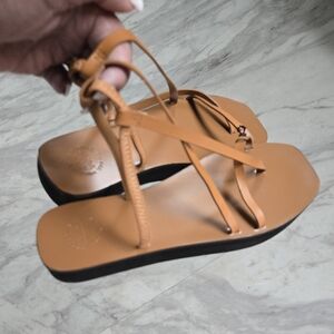 Tan Strappy Sandals